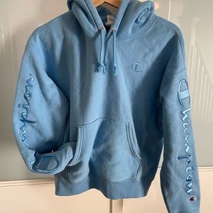 Blue champion hoodie